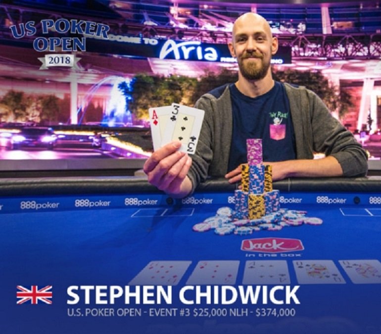 Stephen Chidwick wins NLH Event at 2018 US Poker Open